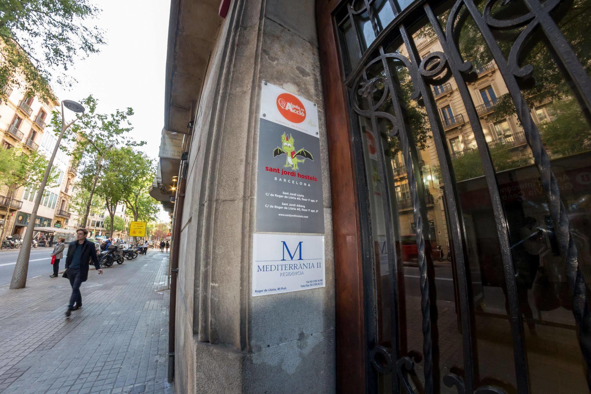 Sant Jordi Alberg Barcelona Eksteriør bilde